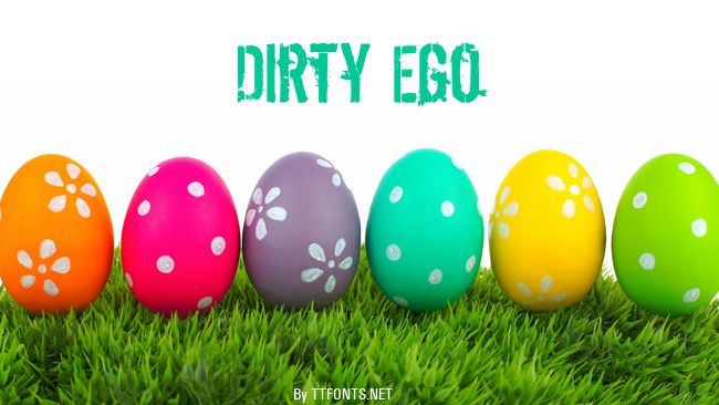 Dirty Ego example